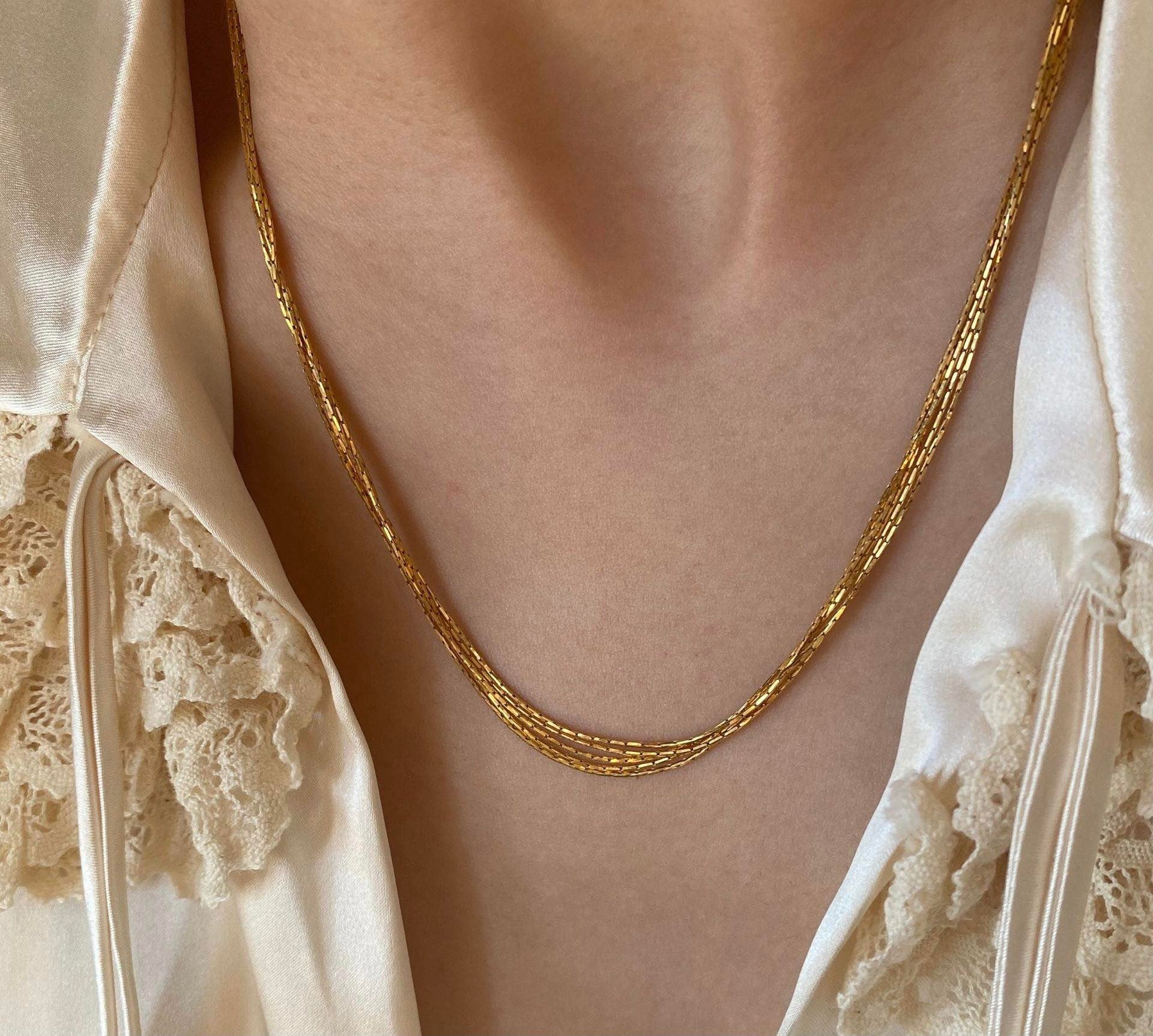 14k Gold Filled Dainty Necklace